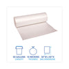 Boardwalk® High Density Industrial Can Liners Coreless Rolls, 60 gal, 16 microns, 38 x 60, Natural, 25 Bags/Roll, 8 Rolls/Carton High-Density Waste Can Liners - Office Ready