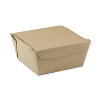 Pactiv Evergreen EarthChoice® OneBox® Paper Box, 37 oz, 4.5 x 4.5 x 2.5, Kraft, 312/Carton Takeout Food Containers - Office Ready