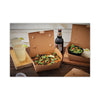 Pactiv Evergreen EarthChoice® OneBox® Paper Box, 66 oz, 6.5 x 4.5 x 3.25, Kraft, 160/Carton Takeout Food Containers - Office Ready
