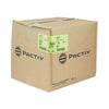 Pactiv Evergreen EarthChoice® Square Recycled Bowl Flat Lid, 7.38 x 7.38 x 0.26, Clear, Plastic, 300/Carton Takeout Food Containers - Office Ready