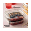 Pactiv Evergreen EarthChoice® Square Recycled Bowl Flat Lid, 7.38 x 7.38 x 0.26, Clear, Plastic, 300/Carton Takeout Food Containers - Office Ready