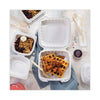 Pactiv Evergreen EarthChoice® SmartLock® Microwavable MFPP Hinged Lid Container, 8.31 x 8.35 x 3.1, White, Plastic, 200/Carton Takeout Food Containers - Office Ready