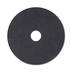 Boardwalk® High Performance Stripping Floor Pads, 20" Diameter, Black, 5/Carton