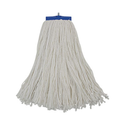 Boardwalk® Cut-End Lie-Flat Economical Mop Head, Rayon, 16oz, White, 12/Carton Wet Mop Heads - Office Ready