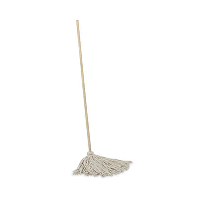 Boardwalk® Cotton Deck Mop, #24 White Cotton Head, 50