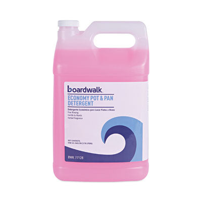 Boardwalk® Industrial Strength Pot and Pan Detergent, 1 gal Bottle Manual Dishwashing Detergents - Office Ready