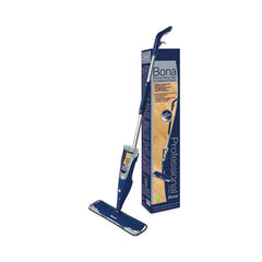 Bona® Hardwood Floor Mop, 15" Wide Microfiber Head, 52" Blue Plastic/Steel Handle