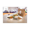 Dart® Insulated Foam Hinged Lid Containers, 3-Compartment, 9.3 x 9.5 x 3, White, 200/Pack, 2 Packs/Carton Food Containers-Takeout - Office Ready