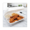 Dart® Insulated Foam Hinged Lid Containers, 3-Compartment, 9.3 x 9.5 x 3, White, 200/Pack, 2 Packs/Carton Food Containers-Takeout - Office Ready