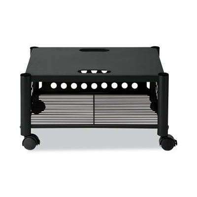 Vertiflex® Underdesk Machine Stand, Metal, 2 Shelves, 90 lb Capacity, 21.5