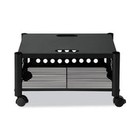 Vertiflex® Underdesk Machine Stand, Metal, 2 Shelves, 90 lb Capacity, 21.5