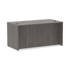 Alera® Valencia™ Series Straight Front Desk Shell, 59.13" x 29.5" x 29.63", Gray Desks-Desk Shells - Office Ready