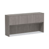 Alera® Valencia™ Series Hutch, 4 Compartments, 70.63w x 15d x 35.38h, Gray Hutches-Office Hutch - Office Ready