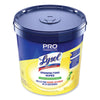 LYSOL® Professional Disinfecting Wipe Bucket, 1-Ply, 6 x 8, Lemon and Lime Blossom, White, 800 Wipes/Bucket, 2 Buckets/Carton Cleaner/Detergent Wet Wipes - Office Ready