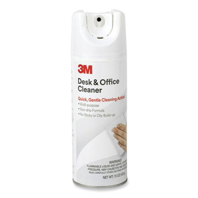 3M™ Desk and Office Cleaner, 15 oz Aerosol Spray Multipurpose Cleaners - Office Ready