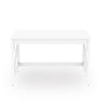 Workspace by Alera® Farmhouse Writing Desk, 47.24" x 23.62" x 29.53", White Desks-Desk Tables - Office Ready