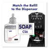 PURELL® CS6 Soap Touch-Free Dispenser, 1,200 mL, 4.88 x 8.8 x 11.38, Graphite  - Office Ready
