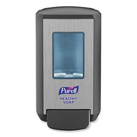 PURELL® CS4 Soap Push-Style Dispenser, 1,250 mL, 4.88 x 8.8 x 11.38, Graphite Foam Soap Dispensers, Manual - Office Ready