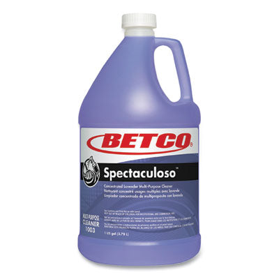 Betco® Spectaculoso Multipurpose Cleaner, Lavender Scent, 1 gal Bottle, 4/Carton Multipurpose Cleaners - Office Ready