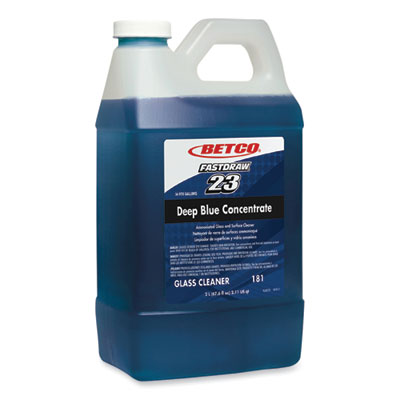 Betco® Deep Blue Glass & Surface Cleaner, 2 L Bottle, 4/Carton Glass Cleaners - Office Ready