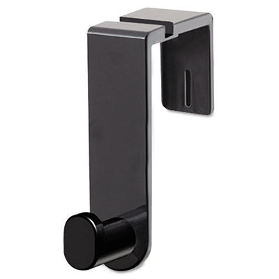 Safco® Plastic Coat Hooks, 1 Hook, 1 3/4 x 5 1/4 x 4, Black Hangers/Hooks-Garment Hooks - Office Ready