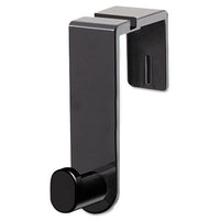 Safco® Plastic Coat Hooks, 1 Hook, 1 3/4 x 5 1/4 x 4, Black Hangers/Hooks-Garment Hooks - Office Ready