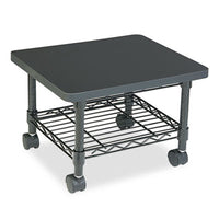 Safco® Underdesk Printer/Fax Stand, Engineered Wood, 2 Shelves, 19