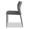 HON® Accommodate® Series Guest Chair, Fabric Upholstery, 23.5" x 22.25" x 31.5", Black Seat/Back, Textured Black Base, 2/Carton Guest & Reception Chairs - Office Ready