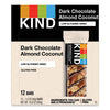 KIND Fruit and Nut Bars, Dark Chocolate Almond and Coconut, 1.4 oz Bar, 12/Box Nutrition Bars - Office Ready