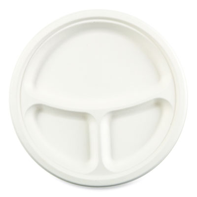 Boardwalk® Bagasse PFAS-Free Dinnerware, Plate, 10