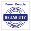 PURELL® Push-Style Hand Sanitizer Dispenser, 1,200 mL, 5.25 x 8.56 x 12.13, Graphite Manual Hand Cleaner Dispensers - Office Ready