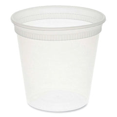 Pactiv Evergreen Newspring® DELItainer® Microwavable Container, 24 oz, 4.55 x 4.55 x 4.35, Clear, Plastic, 480/Carton