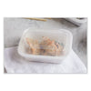 Pactiv Evergreen Newspring® VERSAtainer® Microwavable Containers, Rectangular, 12 oz, 4.5 x 5.5 x 2.12, White/Clear, Plastic, 150/Carton Takeout Food Containers - Office Ready