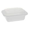 Pactiv Evergreen Newspring® VERSAtainer® Microwavable Containers, Rectangular, 12 oz, 4.5 x 5.5 x 2.12, White/Clear, Plastic, 150/Carton Takeout Food Containers - Office Ready