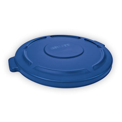 Rubbermaid® Commercial BRUTE® Self-Draining Flat Top Lids, 22.25