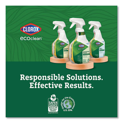Clorox® Clorox Pro™ EcoClean™ Glass Cleaner, Unscented, 32 oz Spray Bottle, 9/Carton Glass Cleaners - Office Ready
