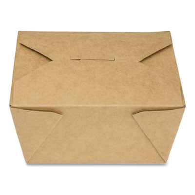 GEN Reclosable Kraft Take-Out Box, 30 oz, Paper, 450/Carton Takeout Food Containers - Office Ready