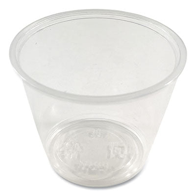 Boardwalk® Soufflé/Portion Cups, 5.5 oz Polypropylene, Translucent, 2,500/Carton Portion Cups, Plastic - Office Ready
