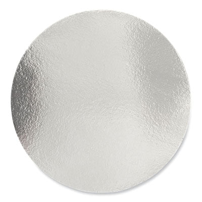 Boardwalk® Round Aluminum To-Go Container Lids, Flat Lid, 9