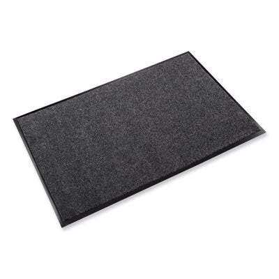 Crown EcoStep?äó Wiper Mat, 24 x 36, Charcoal Wiper Mats - Office Ready