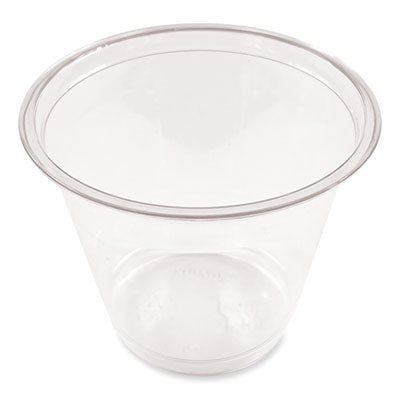 Boardwalk® Clear Plastic PETE Cups, 9 oz, 50/Pack Cold Drink Cups, Plastic - Office Ready