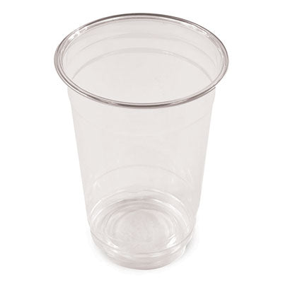 Boardwalk® Clear Plastic PETE Cups, 10 oz, 50/Pack Cold Drink Cups, Plastic - Office Ready
