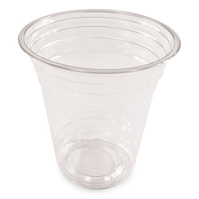 Boardwalk® Clear Plastic PETE Cups, 14 oz, 50/Pack Cold Drink Cups, Plastic - Office Ready