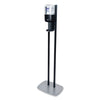PURELL® ES8 Hand Sanitizer Floor Stand with Dispenser, 1,200 mL, 13.5 x 5 x 28.5, Graphite/Silver Automatic Hand Cleaner Dispensers - Office Ready