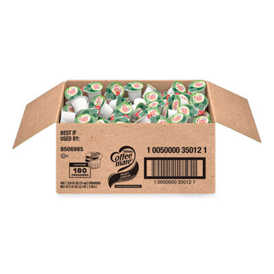 Coffee mate® 180 Count Bulk Liquid Coffee Creamer, Irish Creme, 0.38 oz, 180/Carton Coffee Creamers - Office Ready
