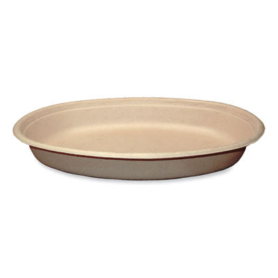 World Centric® Fiber Bowls, Burrito Bowl, 32 oz, 9.7 x 5.3 x 1.6, Natural, Paper, 300/Carton Takeout Food Containers - Office Ready