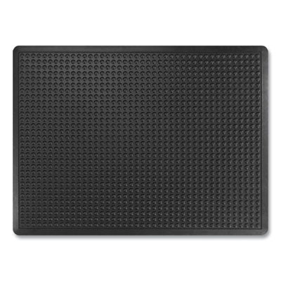 Apache Mills® Bubble Flex Anti-Fatigue Mat, Rectangular, 36 x 48, Black Anti Fatigue Mats - Office Ready