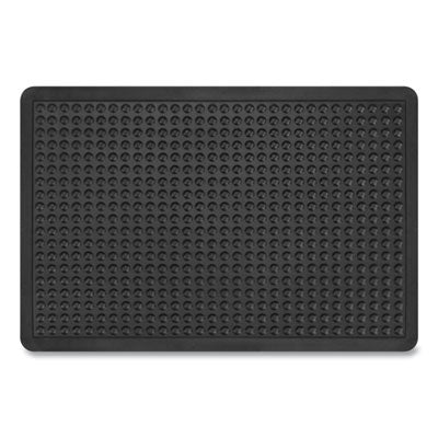 Apache Mills® Bubble Flex Anti-Fatigue Mat, Rectangular, 24 x 36, Black Anti Fatigue Mats - Office Ready