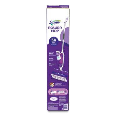 Swiffer® Power Mop, 15.4 x 5.3 White/Purple Cloth Head, 26