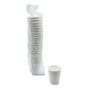 Boardwalk® Paper Hot Cups, Double-Walled, 10 oz, White, 500/Carton Hot Drink Cups, Paper - Office Ready